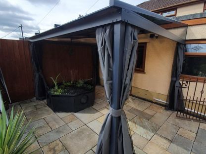 Four Seasons Wall Mounted Gazebo 3m x 3.65m | BLACK FRIDAY MONTH