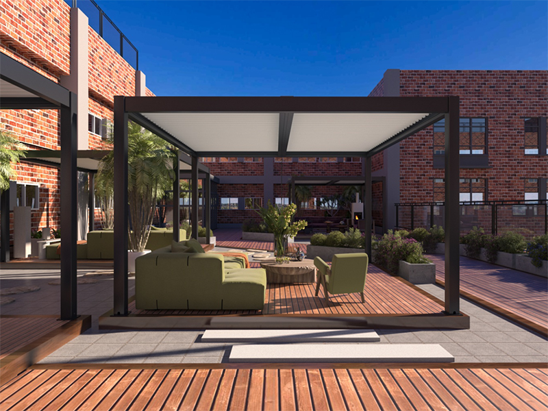 Eclipse 6 X 3m LED Motorised Pergola | Free Standing