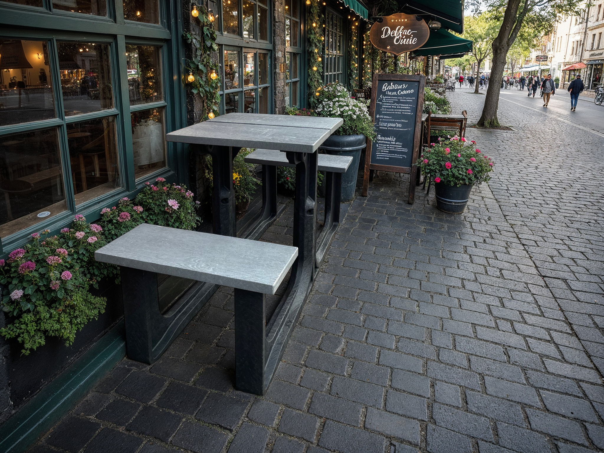 Eco Bistro Picnic Table 60cm-Garden Furniture Centre-MidInstock,instock,MidRange,Dining Table,Outdoor Furniture,Benches,Picnic Tables,Eco Bench Range,Outdoor Dining,Recycled Eco-Benches,Tables-{collection_title}