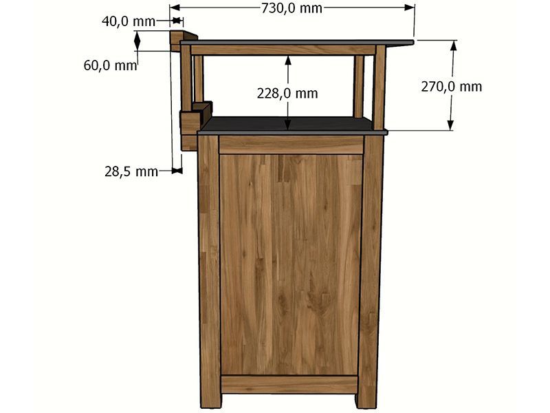 Pizza Oven Shelf | Bari-Garden Furniture Centre-LowRange,Reclaimed Furniture,Bari,Pizza Ovens Accessories,Outdoor Kitchens,Modular Furniture,Showroom exdis,Outdoor Furniture,The Bari Outdoor Kitchen Range,Outdoor Kitchen-{collection_title}