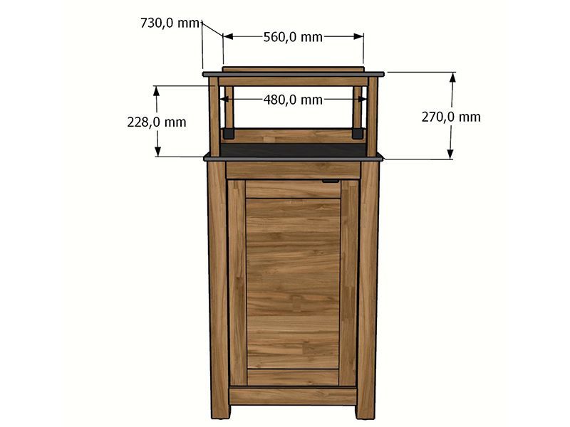 Pizza Oven Shelf | Bari-Garden Furniture Centre-LowRange,Reclaimed Furniture,Bari,Pizza Ovens Accessories,Outdoor Kitchens,Modular Furniture,Showroom exdis,Outdoor Furniture,The Bari Outdoor Kitchen Range,Outdoor Kitchen-{collection_title}