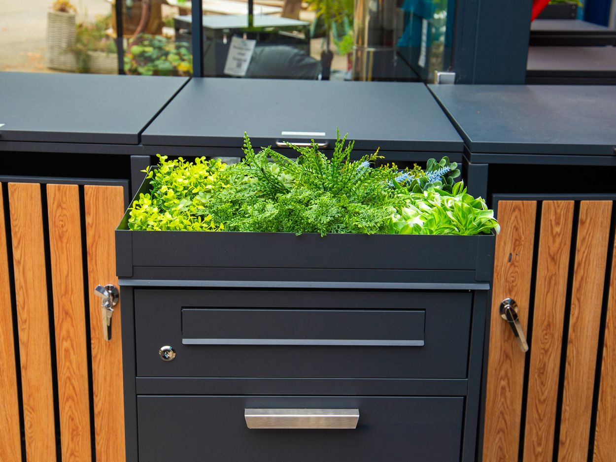Anthracite Parcel And Letter Box