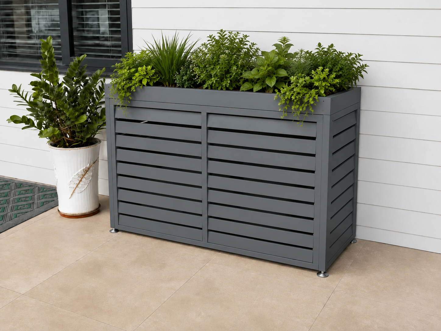 Heat Pump /Air Con Unit Cover with planter | 1400 Series 