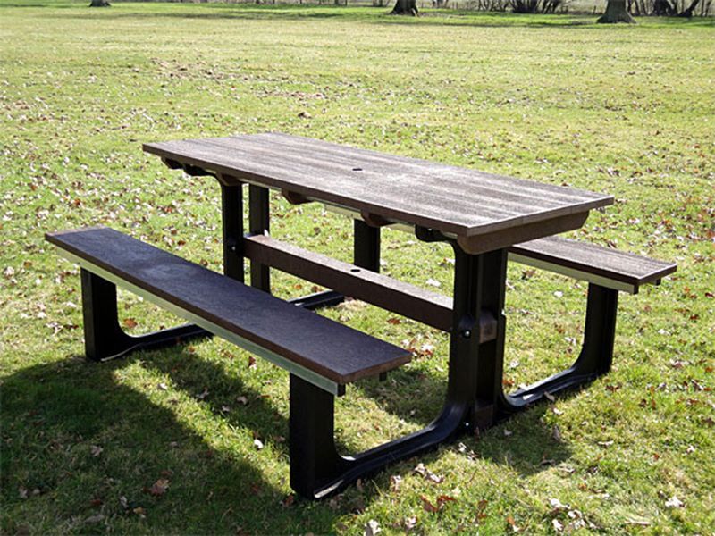 Eco Picnic Table 1.2m-Garden Furniture Centre-MidInstock,instock,MidRange,Benches,Outdoor Furniture,Picnic Tables,Eco Bench Range,Recycled Eco-Benches-{collection_title}