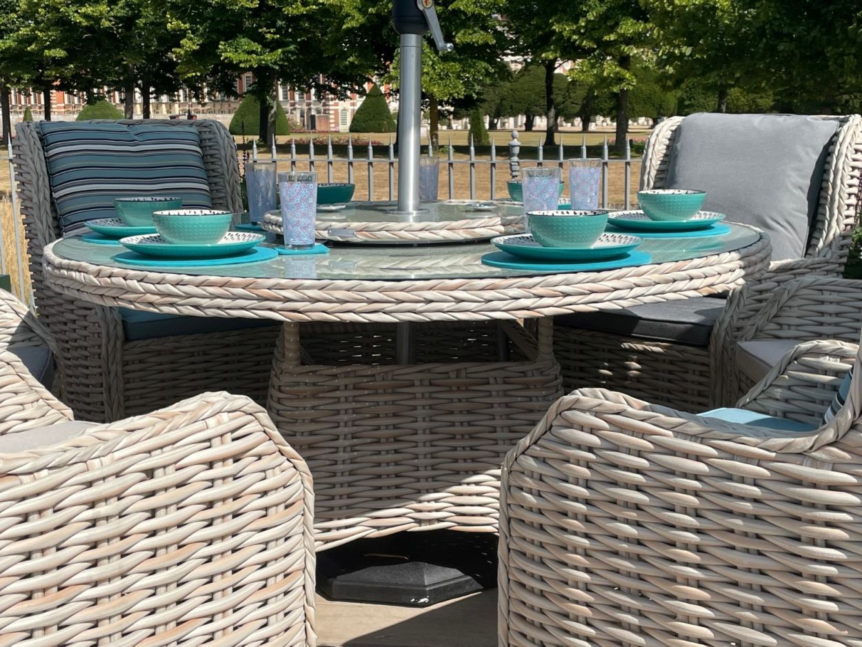 Fiji Round Dining Armchair Set