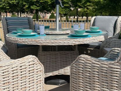 Fiji Round Dining Armchair Set