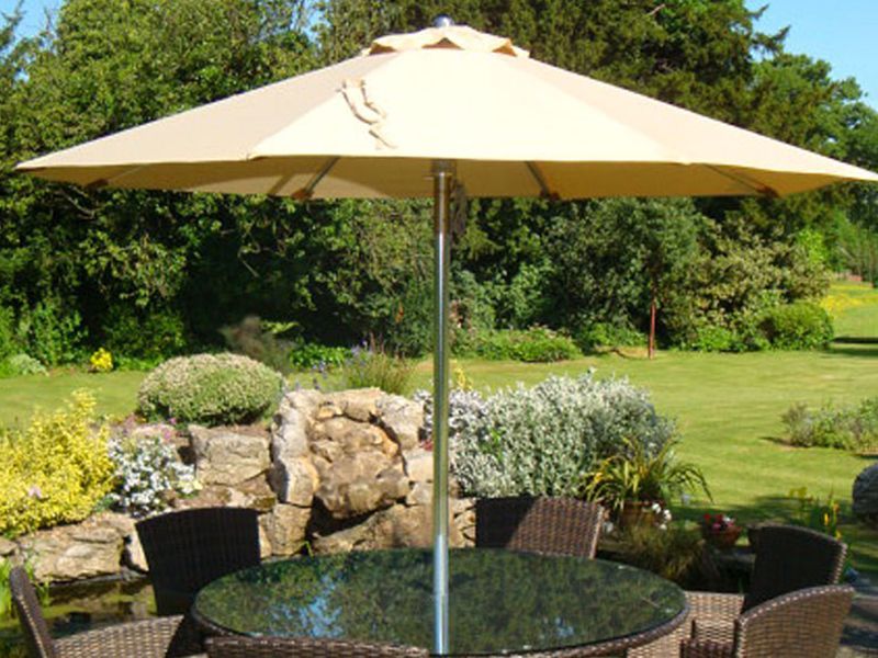 Platinum Tilting Parasol - 300cm Diameter-Garden Furniture Centre-48Hour Dispatch,LowRange,Round,Parasols,Commercial Parasols,Stand Alone Parasols Parasols,Stand Alone Parasols-{collection_title}