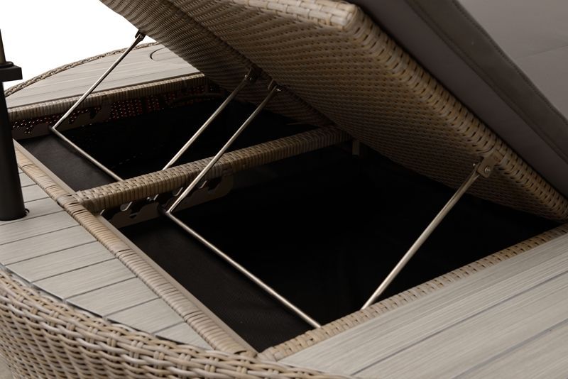 Meteor Rotating Day Bed-Garden Furniture Centre-HighRange,Outdoor Furniture,Rattan Furniture,Loungers & Daybeds,Meteor Range,Rattan,Rattan Loungers,Meteor-{collection_title}