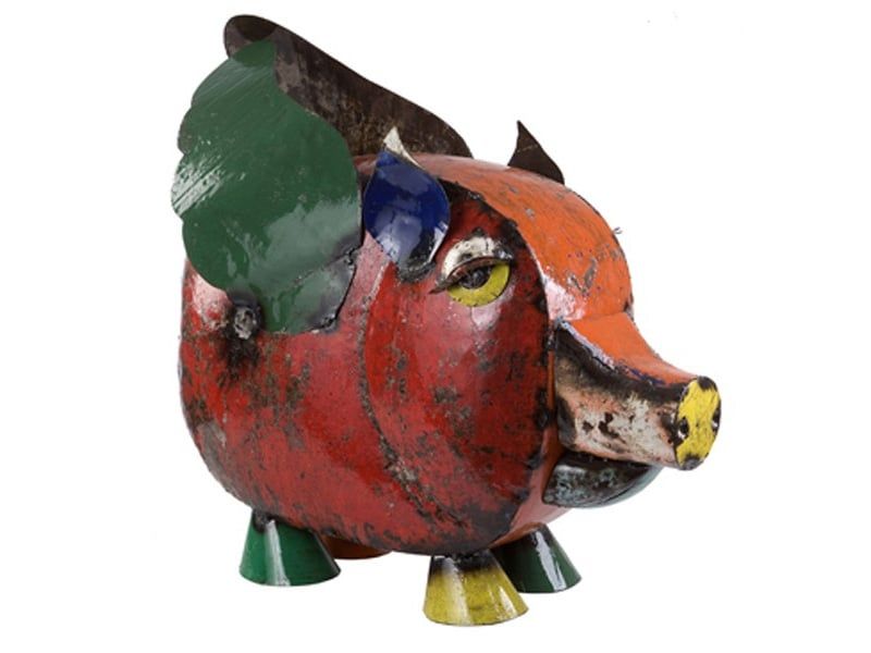 Priscilla The Pig-Garden Furniture Centre-LowRange,Animal Garden Ornaments,Think Outside Range,Metal Garden Ornaments,Think Outside Range Ranges,48Hour Dispatch-{collection_title}