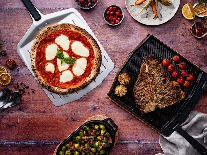 Dual-Sided Grizzler Plate | Ooni Range -Garden Furniture Centre-LowRange,Under 100,Accessories,Ooni Pizza Ovens,Pizza Ovens Accessories,Gifts,Outdoor Kitchens,Outdoor Kitchen,Pizza Ovens-{collection_title}