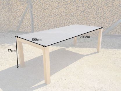 Sierra 2.2m Dining Table | Bari Range