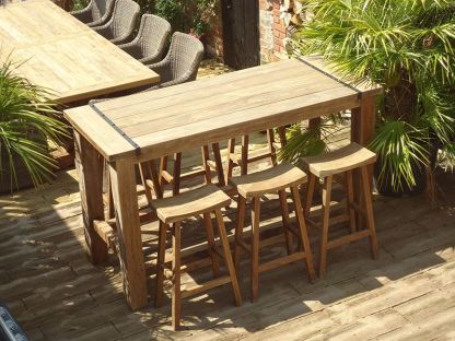 Reclaimed Teak Bar Table | 2m