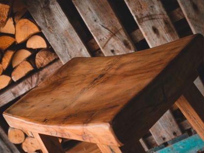 Reclaimed Teak Bar Stool