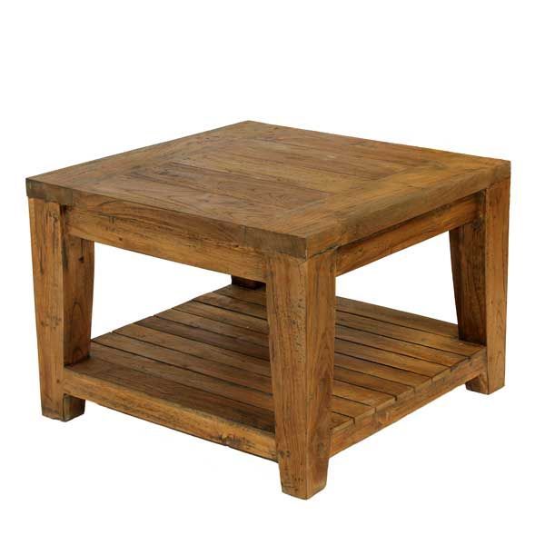 York Reclaimed Teak Side Table-Garden Furniture Centre-LowRange,ere,Side Table,Indoor Dining,Teak,Conservatory,Indoor Accessories,Reclaimed Furniture,Tables,Teak Tables-{collection_title}