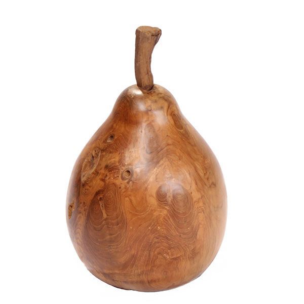 Pear Wooden Ornament -Garden Furniture Centre-Root,LowRange,Under 100,Ornaments,Wooden Garden Ornaments,Ornaments Accessories,Accessories-{collection_title}