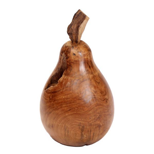 Pear Wooden Ornament -Garden Furniture Centre-Root,LowRange,Under 100,Ornaments,Wooden Garden Ornaments,Ornaments Accessories,Accessories-{collection_title}
