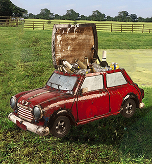 Mini Cooper Cooler | Italian Job -Garden Furniture Centre-48Hour Dispatch,MidRange,Information,Amazon Trade Account,National BBQ Week - Sizzling Hot Offers for you ...,Great Gifts for Fathers Day,Ornaments Accessories,Ornaments,Accessories,Ranges,Think Outside Range,Metal Garden Ornaments,Novelty Drinks Coolers,Think Outside Range Ranges,Gifts-{collection_title}
