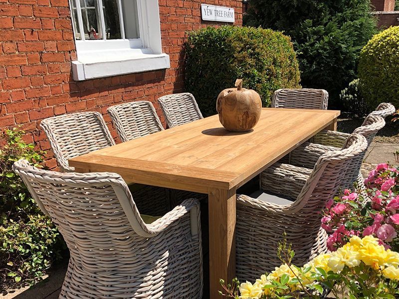 Regent 8 Chair Dining Set | FSC® Certified-Garden Furniture Centre-HighRange,Rattan,Tables,Dining Set,Teak,Outdoor Furniture,Rattan Furniture,Teak Garden Furniture,FSC®,Outdoor Dining-{collection_title}