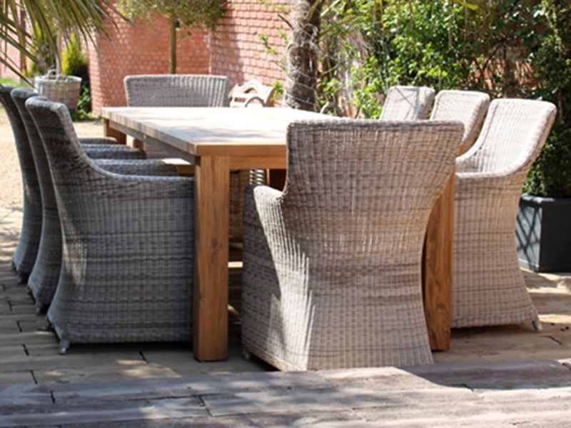 Regent 8 Chair Dining Set | FSC® Certified-Garden Furniture Centre-HighRange,Rattan,Tables,Dining Set,Teak,Outdoor Furniture,Rattan Furniture,Teak Garden Furniture,FSC®,Outdoor Dining-{collection_title}