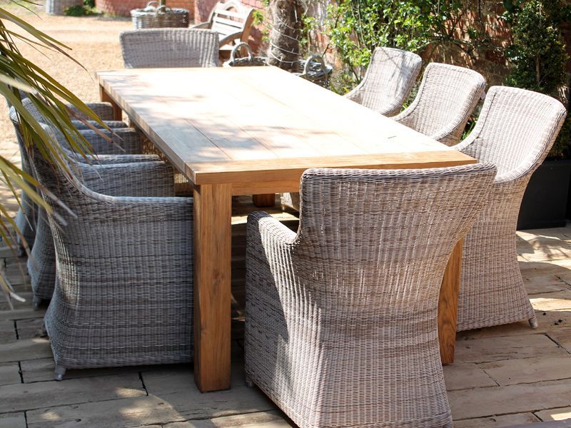 Regent 8 Chair Dining Set | FSC® Certified-Garden Furniture Centre-HighRange,Rattan,Tables,Dining Set,Teak,Outdoor Furniture,Rattan Furniture,Teak Garden Furniture,FSC®,Outdoor Dining-{collection_title}