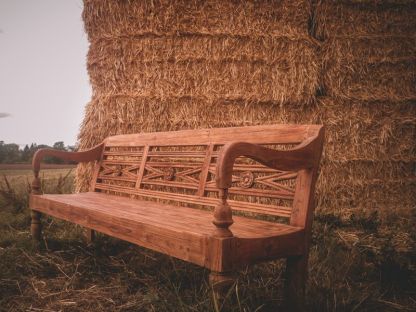 Repro Teak Bench 