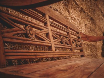 Repro Teak Bench 