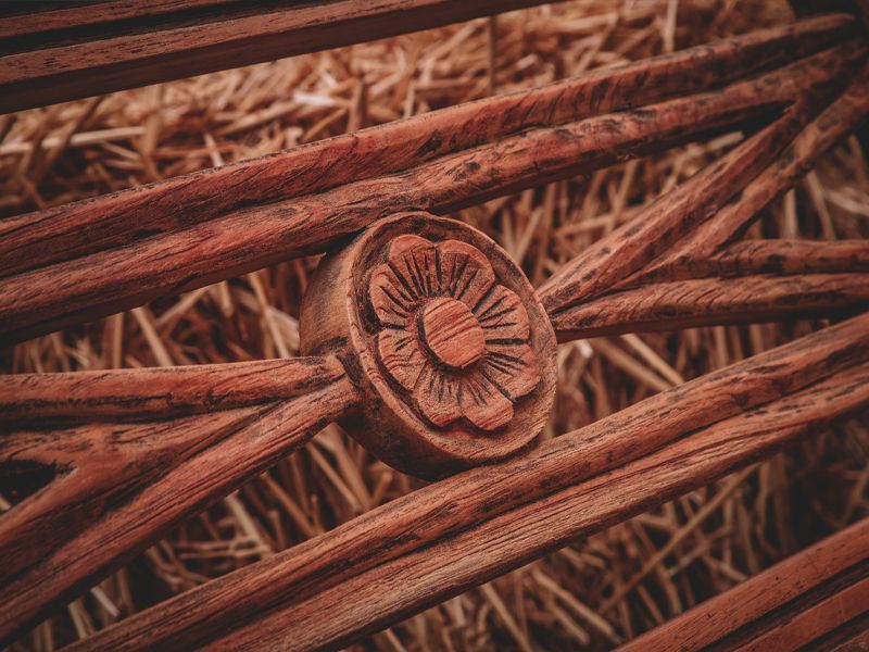Repro Teak Bench 