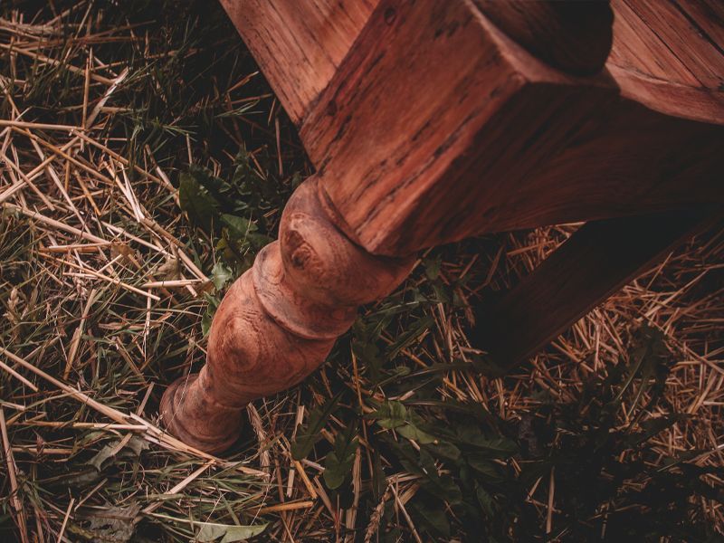 Repro Teak Bench 