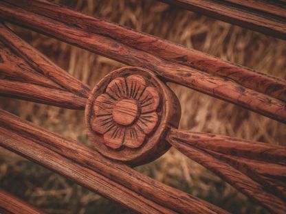 Repro Teak Bench 