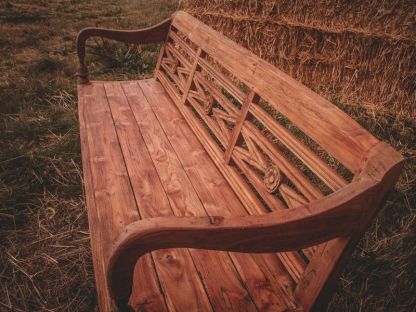 Repro Teak Bench 