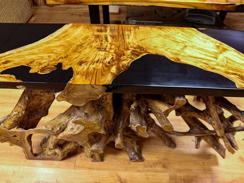 Console Resin Table -Garden Furniture Centre-Root,HighRange,Tables,Indoor Dining,Teak Tables-{collection_title}