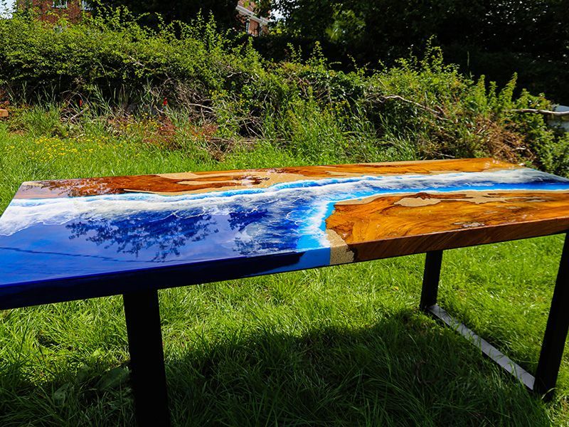 Epoxy Resin Table | Beach -Garden Furniture Centre-HighRange,Dining Table,Indoor Dining,Tables-{collection_title}