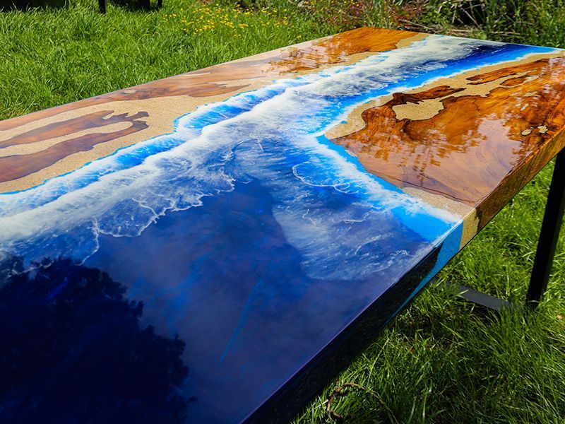 Epoxy Resin Table | Beach -Garden Furniture Centre-HighRange,Dining Table,Indoor Dining,Tables-{collection_title}