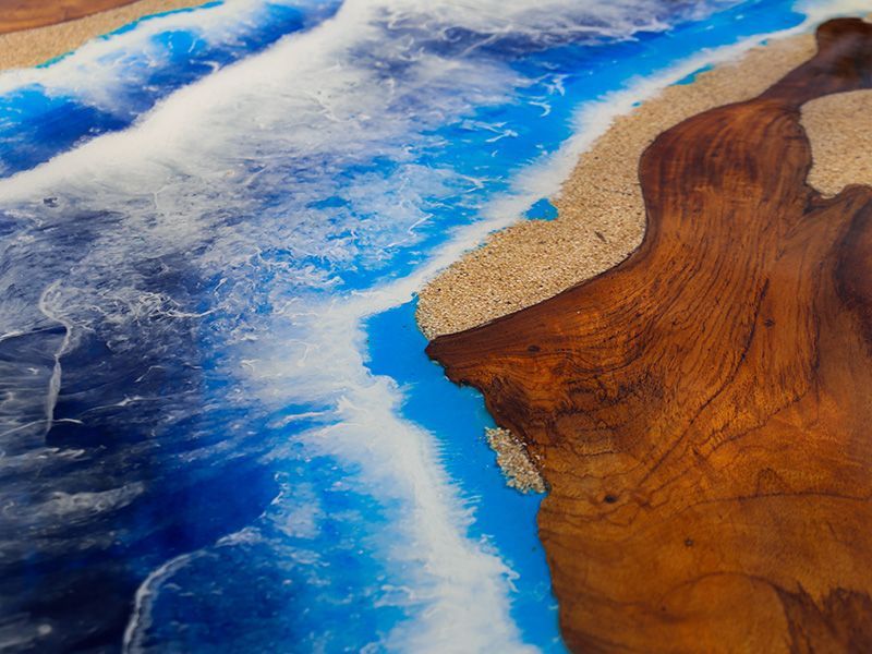 Epoxy Resin Table | Beach -Garden Furniture Centre-HighRange,Dining Table,Indoor Dining,Tables-{collection_title}