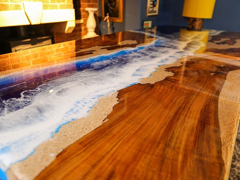 Epoxy Resin Table | Beach -Garden Furniture Centre-HighRange,Dining Table,Indoor Dining,Tables-{collection_title}