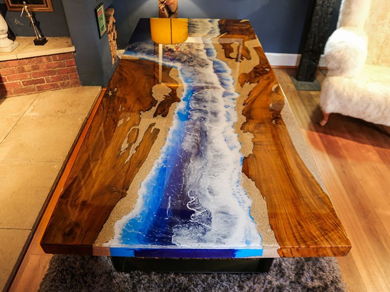 Epoxy Resin Table | Beach -Garden Furniture Centre-HighRange,Dining Table,Indoor Dining,Tables-{collection_title}