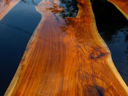 Epoxy Resin Table | Black