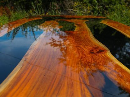 Epoxy Resin Table | Black