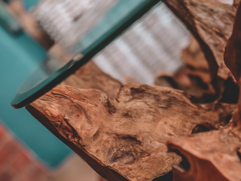 Naga Round Coffee Table-Garden Furniture Centre-Root,MidInstock,instock,MidRange,Coffee Table,Conservatory,Reclaimed Furniture,Indoor Accessories,Teak,Tables,Teak Tables-{collection_title}