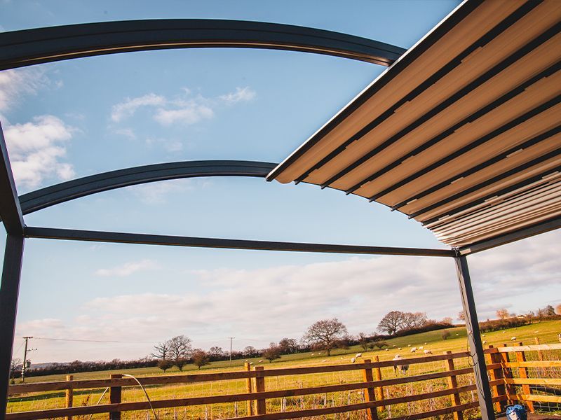 Ex Display Luna Crescent Retractable Awning - 5  X 6M  | Luna Range