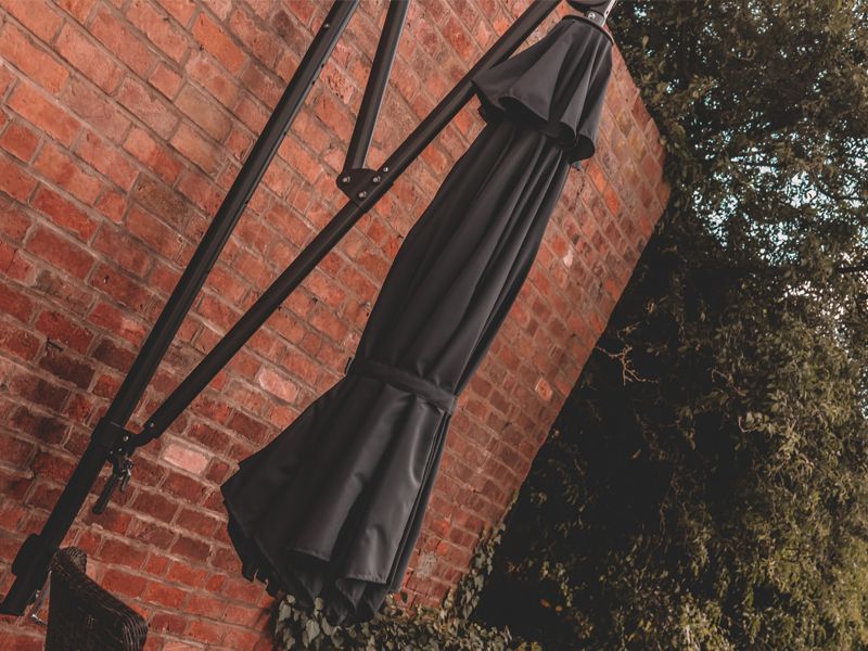 Turino Wall Parasol | Damaged Box-Garden Furniture Centre-MidInstock,instock,MidRange,Parasols,Cantilever Parasols Parasols,Wall Mounted Parasols Parasols,Wall Mounted Parasols,Sale,Ex-Display,Showroom exdis-{collection_title}