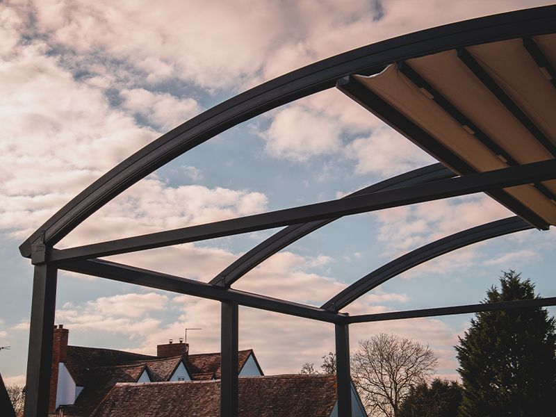 Ex Display Luna Crescent Retractable Awning - 5  X 6M  | Luna Range