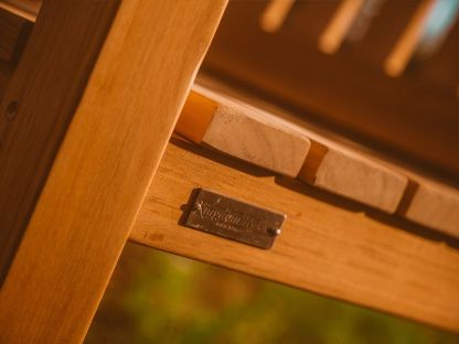 Contour Teak Bench With Arms | FSC® Certified