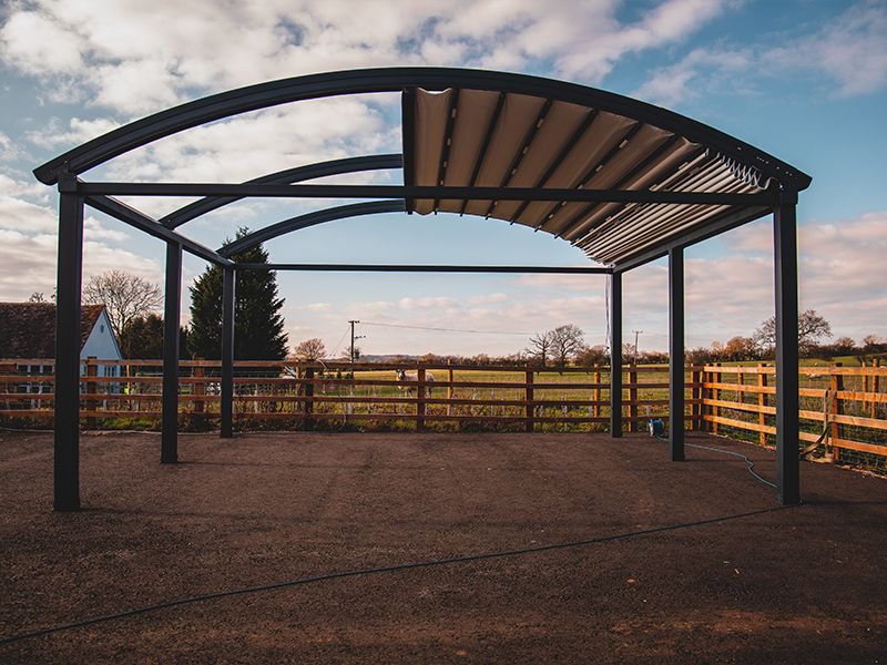 Ex Display Luna Crescent Retractable Awning - 5  X 6M  | Luna Range
