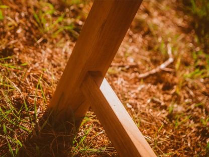 Contour Teak Bench With Arms | FSC® Certified