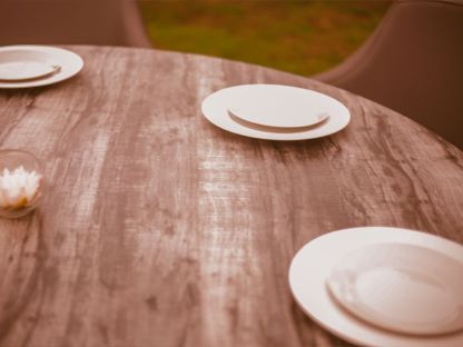 London 6 Chair Round Dining Set