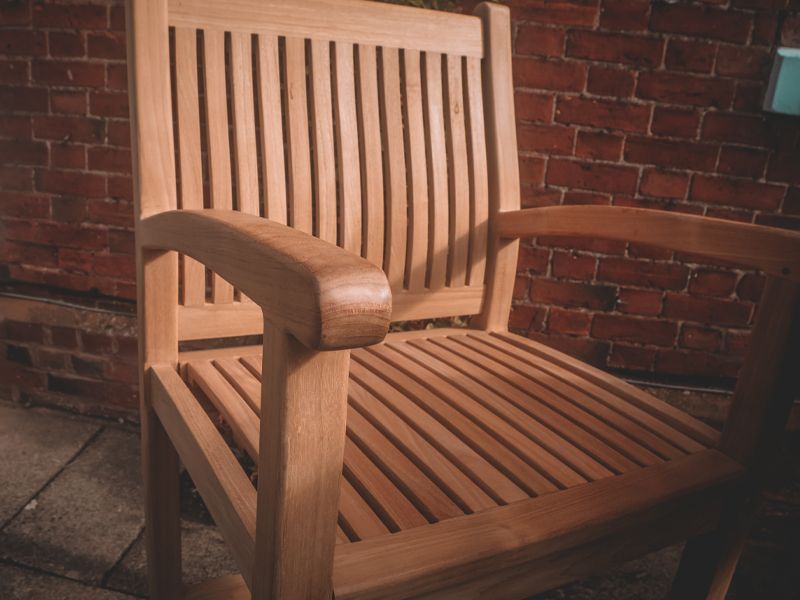 Marley Bar Armchair-Garden Furniture Centre-MidInstock,instock,MidRange,Outdoor Dining,Teak,Teak Garden Furniture,Bars & Bar Sets,Teak Chairs-{collection_title}