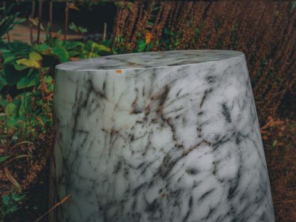 Tuscany Faux Marble Side Table 