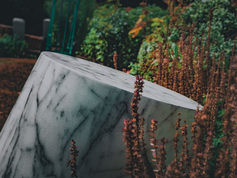 Tuscany Faux Marble Side Table -Garden Furniture Centre-LowRange,Coffee Table,Side Table,Conservatory,Indoor Accessories-{collection_title}