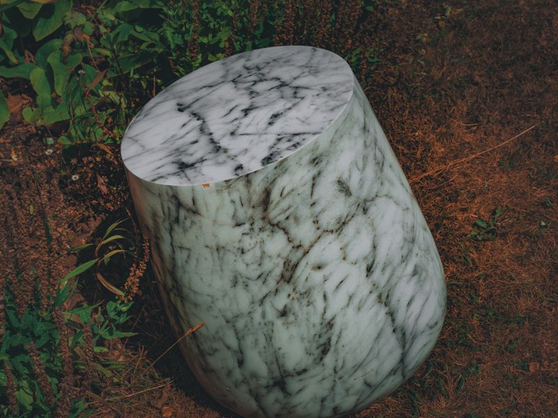 Tuscany Faux Marble Side Table -Garden Furniture Centre-LowRange,Coffee Table,Side Table,Conservatory,Indoor Accessories-{collection_title}